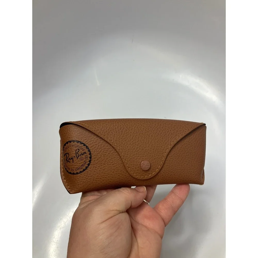 Ray Ban sunglasses‎ case cognac tan brown